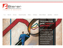 Tablet Screenshot of bierergroup.com
